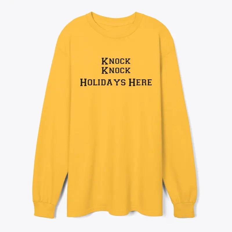 Holiday Tee Shirts knock knock