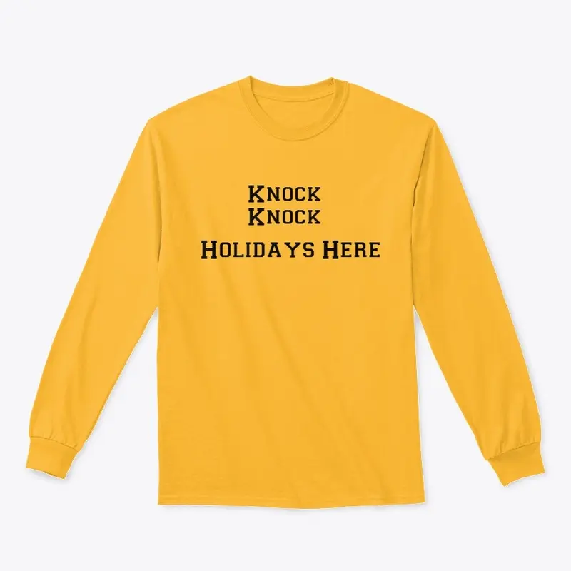 Holiday Tee Shirts knock knock