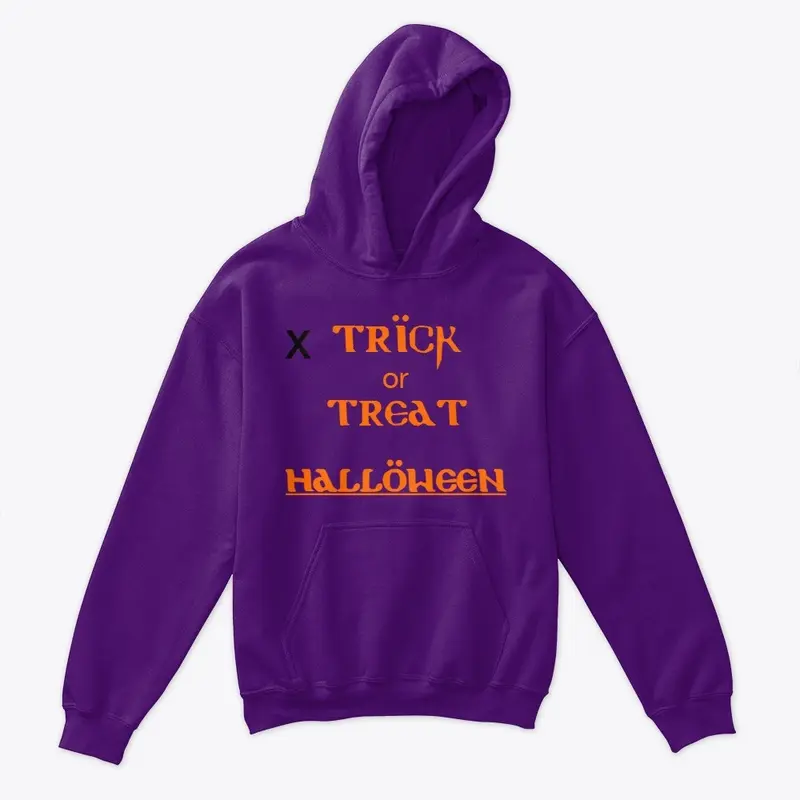 Kids Halloween Pullover Hoodie 