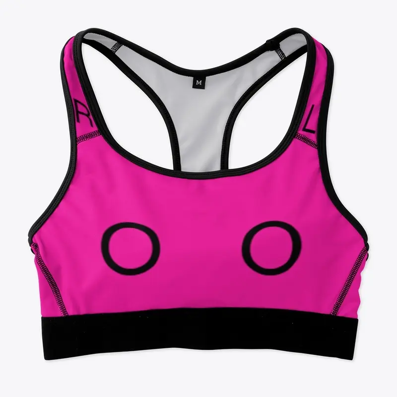 SPORTS BRA WITH WIDE EYES